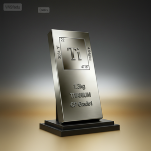 Feuilles de titane laminées à froid GR1, finition satinée de luxe, qualité investissement, épaisseur 40 mm, largeur 55 mm, longueur 105 mm - Product Image 3