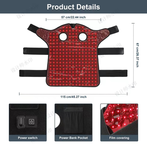 AQSHE Horse Horse Hoof a luce rossa pannello di terapia del cavallo cuscinetto per cavalli equini avvolge la batteria - Product Image 2