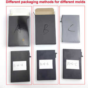 Portefeuille <span class=keywords><strong>homme</strong></span> en aluminium minimaliste avec gravure personnalisée du logo, blocage RFID, étui automatique pour cartes de crédit, <span class=keywords><strong>porte</strong></span>-cartes pop-up - Product Image 3