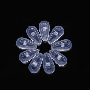 Almohadillas de goma suave con amortiguación de aire para gafas, tipo atornillable, 100 pares, para el cuidado de gafas - Product Image 1