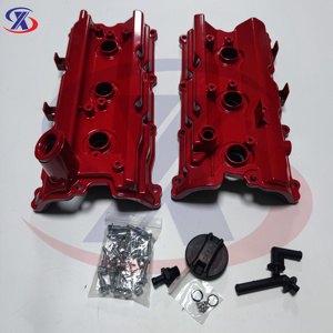 Aluminio para <span class=keywords><strong>2003</strong></span>-2008 Nissans <span class=keywords><strong>350Z</strong></span> cubierta de válvula lateral derecha 13264-AM610 y 13264-AM600 13270-8J102 y 13270-8J112 (laca roja) - Product Image 3