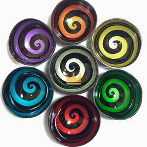 Bol à salade en bois naturel classique écologique en coquille de noix de coco laquée fait main, vente chaude, prix bas, en provenance du Vietnam - Product Image 4