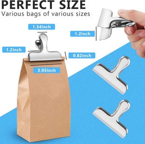 Bán buôn đa chức năng cà phê thực phẩm giấy Snack niêm phong <span class=keywords><strong>Clip</strong></span> túi thép không gỉ <span class=keywords><strong>Clip</strong></span> - Product Image 3