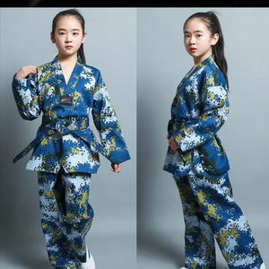 Uniforme de Taekwondo Unisex de alta calidad, ropa deportiva, estilo de camuflaje, Material de algodón, logotipo bordado, servicio OEM para niños - Product Image 2