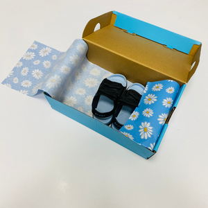 Carton d'impression en tissu transparent biodégradable personnalisé papier d'art de source d'usine pour vêtements chaussures emballage cuir - Product Image 2