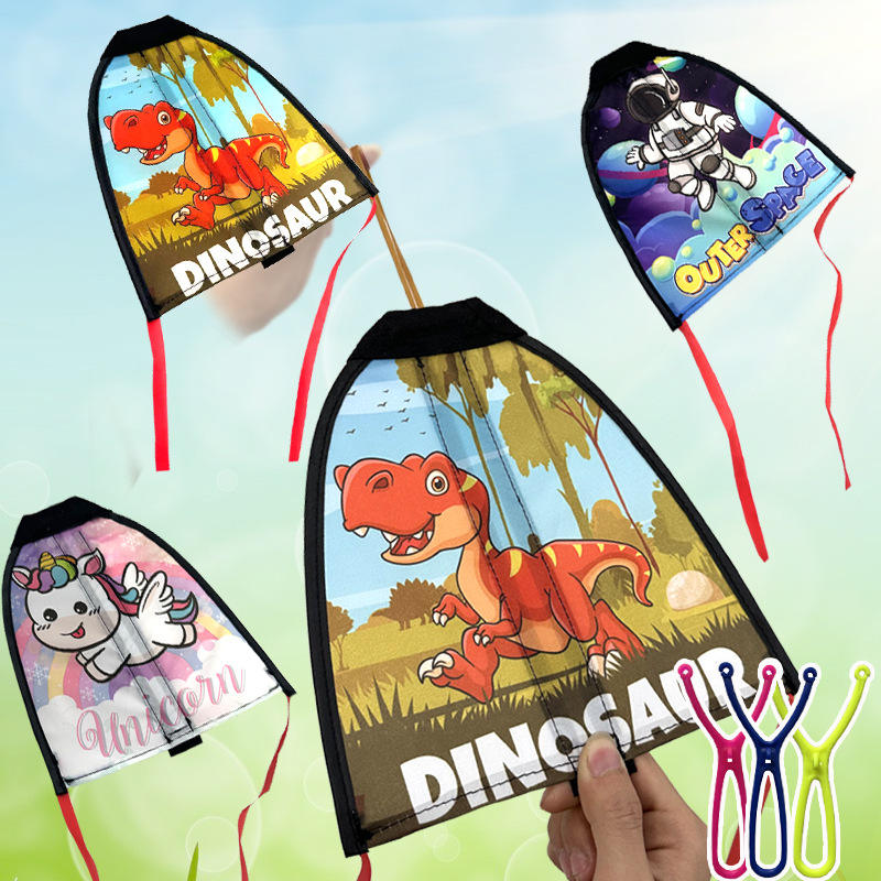 Cerf-volant aléatoire à motifs mixtes (avec lance-pierre) 20*24cm, 20,5g