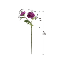 NINI Factory Hoogwaardige Real Touch Zijden Pioenrozen Kunstbloemen voor Bruiloftdecoratie en Valentijnsdag Bloemstukken