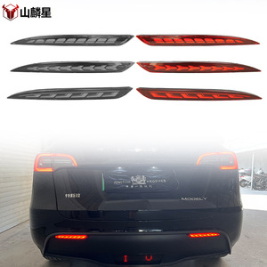 Luces Traseras LED para Tesla Model Y, 6000 Lm, 5000K, Acrílico PCABS, Actualización de Luces de Parachoques Trasero - Product Image 1