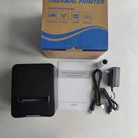 Impresora Térmica de Escritorio de 80 mm, Impresión Térmica Directa, Compatible con Conexiones USB e Inalámbricas, Ideal para Imprimir Recibos y Facturas