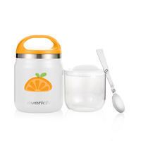 Conteneur thermos alimentaire isolé en acier inoxydable à deux étages Boîte de stockage d'aliments chauds Grossiste personnalisé Boîte à lunch Pot alimentaire sous vide
