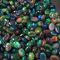 Opal Cabochon Naturel en Cristal et Pierre Précieuse, Quartz de Guérison, Opale Colorée pour la Décoration
