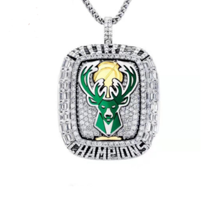 Ilwaukee-Anillo de campeón ucks para adolescentes, anillo abierto superior de baloncesto, recuerdos de club nocturno, 2021 - Product Image 3