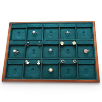 FADELI PACKING Promotion : Boîte de rangement et de présentation en bois peint, économique mais luxueuse, pour bagues, colliers ou boucles d'oreilles