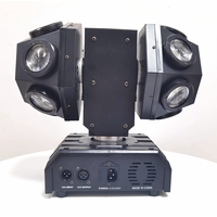 Projecteur de lumière à tête mobile, éclairage Laser à double faisceau led 12x12W pour discothèque