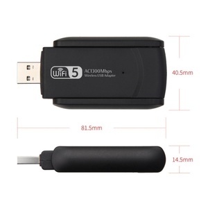 802.11AC WiFi USB Dongle 1300Mbps USB WiFi <b>Adapter</b> 8812BU Chip 2.4Ghz 5.8Ghz Dual Band <b>Wireless</b> Network Card - Product Image 4