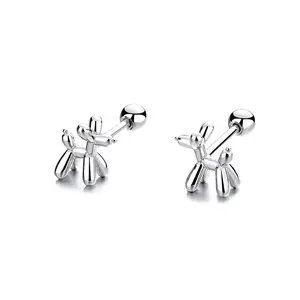 Mode 925 Sterling Silber Ohr stecker Knorpel Helix Tragus Frauen Teenager Süße Zirkon Ohrringe Schmuck Weihnachts geschenk Großhandel