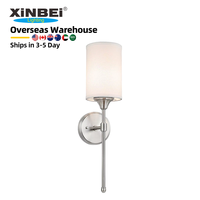 Lampe murale de style nordique ETL en stock aux États-Unis, luminaire mural moderne de luxe pour chambre à coucher, salon et fond de scène