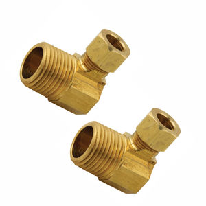 Composants de raccords à compression en laiton personnalisés assemblés sur tubes en <span class=keywords><strong>cuivre</strong></span> de 1 à 4 pouces pour les systèmes d'eau/gaz basse pression - Product Image 1