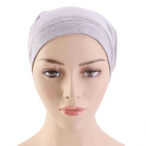 Paquete de 5 Gorros de Dormir de Punto Fino de Algodón Elástico Suave con Forro de Seda, Gorro Tipo Beanie para Mujeres con Cabello Natural - Product Image 2