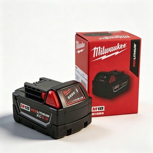 Batterie de remplacement <span class=keywords><strong>Milwaukee</strong></span> 18V 6Ah M18B6 pour visseuse électrique sans fil <span class=keywords><strong>M18</strong></span>, batteries lithium-ion - Product Image 1