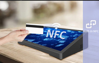 Kiosque de commande alimentaire Android personnalisé OEM de 10,1 pouces avec paiement NFC pour restaurant de restauration rapide