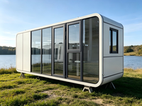 Maison Modulaire Préfabriquée Apple Cabin Entièrement Personnalisable avec Système Intelligent en Option pour Maison d'Invités dans la Cour