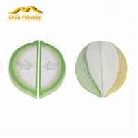 Mini bloc-notes rond en papier auto-adhésif avec impression de logo personnalisé avec taille personnalisée