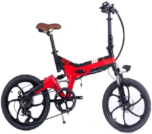 20 inch 48v lithium battery E-bike motor long range electric bike folding bike electric bike