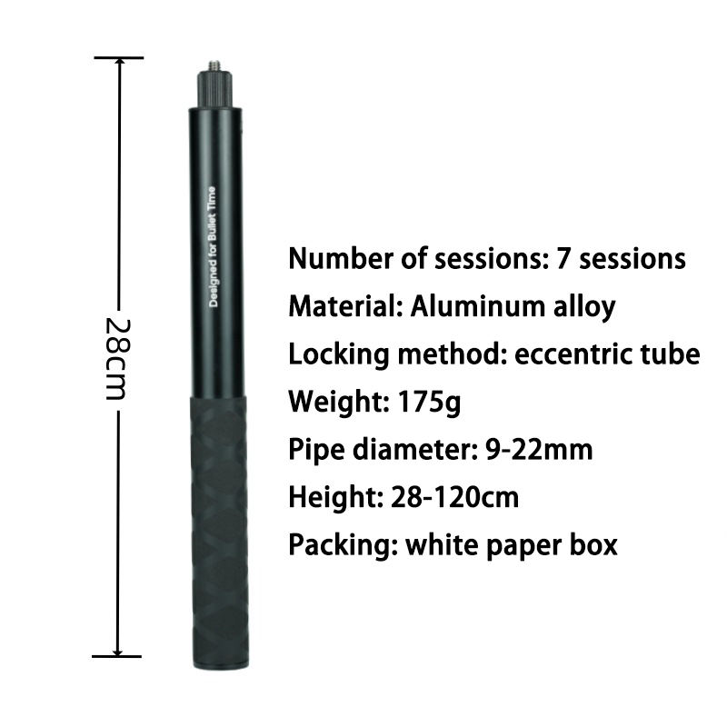 Tube excentrique noir 1.2m