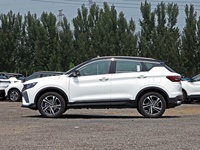GEELY Coolray SUV 1.4T Turbo LHD Voitures d'occasion Chine 2021 Automatique Sièges en cuir Pneus R18 Intérieur foncé Faible kilométrage