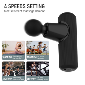 <span class=keywords><strong>La</strong></span> douleur silencieuse et puissante de haute qualité améliore le stimulateur physiothérapeute pistolet de Massage Premium - Product Image 3