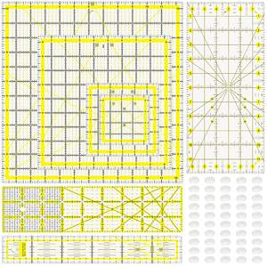 Règle en acrylique antidérapante <span class=keywords><strong>de</strong></span> 6,5 pouces pour la <span class=keywords><strong>couture</strong></span>, outils <span class=keywords><strong>de</strong></span> quilting DIY, règle carrée pour le quilting - Product Image 6