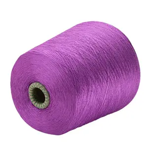 China fábrica de cores personalizadas alto estiramento fabricante fornecedor cone 60/2 tecido 100% algodão fio