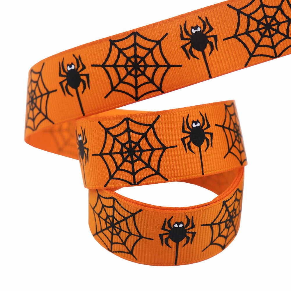 Tela de araña-Naranja-2,2 cm*10 yardas