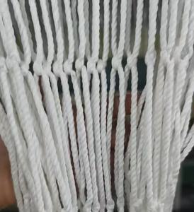 Filets en plastique de sécurité de filet de sac à main d'isolation ignifuge de Protection de court de tennis plat anti-chute en nylon blanc - Product Image 6