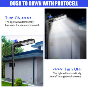 Hishine 150W LED Shoe Box Street Light IP67 Arena Backyard Fixture Aluminio eléctrico 7 años <span class=keywords><strong>de</strong></span> garantía <span class=keywords><strong>para</strong></span> estacionamiento <span class=keywords><strong>de</strong></span> poste cuadrado - Product Image 4