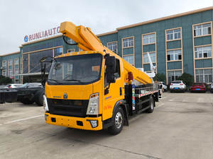 HOWO Petit <span class=keywords><strong>camion</strong></span> aérien monté sur <span class=keywords><strong>camion</strong></span> 4X2 <span class=keywords><strong>15M</strong></span> avec plate-forme de capacité 200KG - Product Image 3