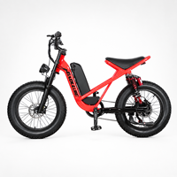 Bicicleta Eléctrica de Montaña BAOLUJIE B23 con Llantas Gruesas de 20 Pulgadas, Motor Trasero de 1500W, Batería de Litio, Alta Velocidad