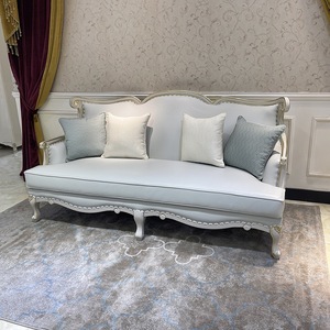 Canapé en cuir européen 123 Combinaison Frenchcasual Canapé en bois massif <span class=keywords><strong>gris</strong></span> Simple <span class=keywords><strong>et</strong></span> à la mode Stylev Canapé <span class=keywords><strong>bleu</strong></span> clair - Product Image 3