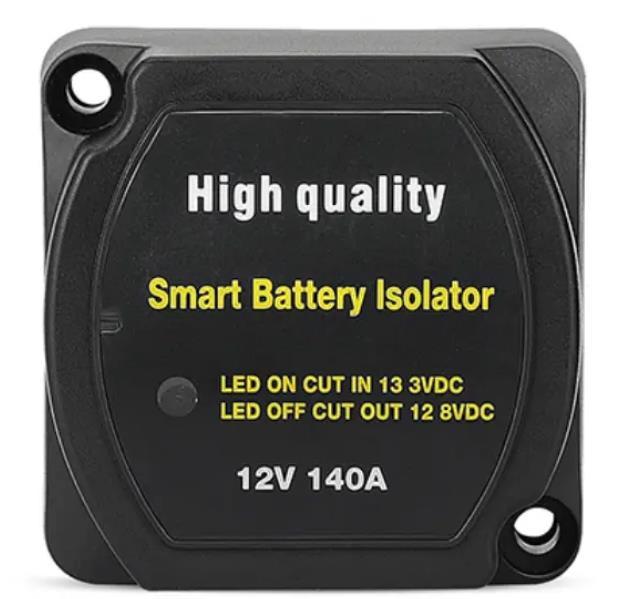 140Amp Battery Isolator Kit 12V Smart Dual Battery Isolator Voltage Sensitive Relay Dual Battery Isolator Switch for Truck