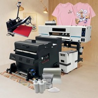 Imprimante DTF à double tête I3200 de 60 cm pour l'impression textile, vêtements personnalisés, vêtements de sport, uniformes, t-shirts, transfert thermique sur film PET