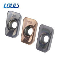 Fraiseuse CNC APMT160420 pour centre d'usinage, en alliage dur, revêtement PVD, OEM spécial, grande angleuse à raclage avec angle R, pour usinage grossier