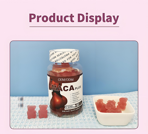 Private Label Organic Maca Root Gummies Black Maca integratore a base di erbe per il miglioramento del sedere e il rassodamento delle donne - Product Image 3