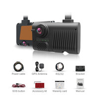 Dashcam Mobil Laris Manis 4G Lte Android Gps Wifi Adas Cmsv6 Kamera Dvr Depan Belakang