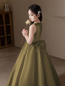 Robe longue de style princesse pour fille de 10 à 14 ans, petite hôtesse, performance, concours de beauté - Product Image 6