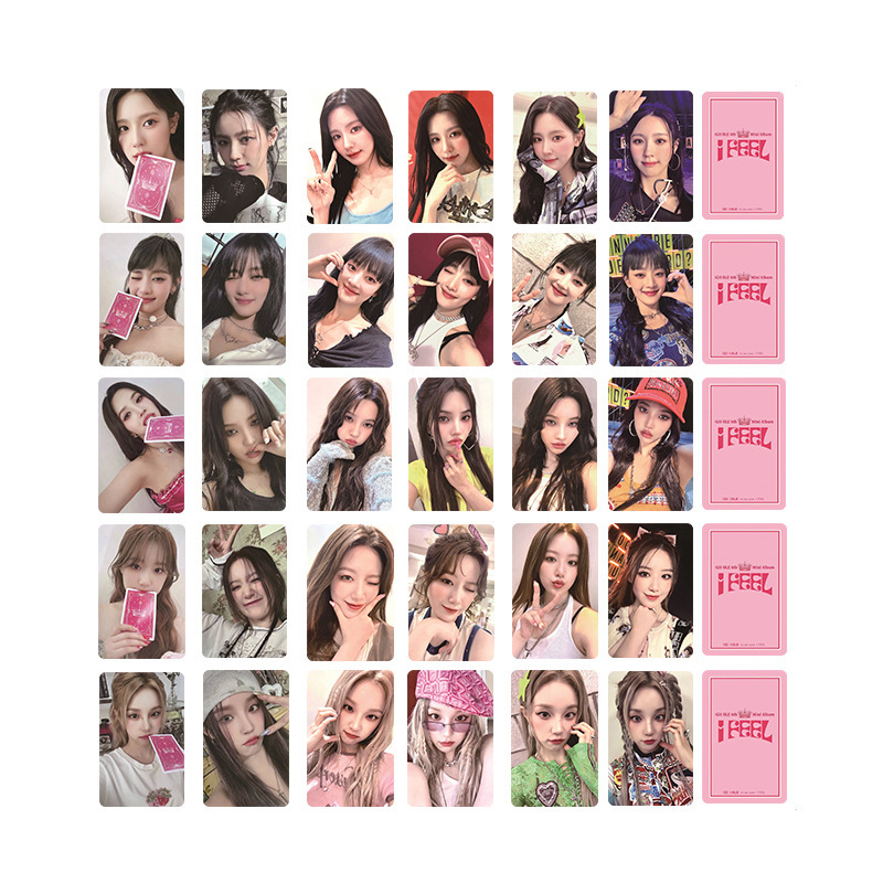 KPOP (G)I-DLE I FEEL Album Member Personal Selfie Lomo Cards