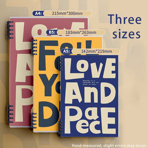 Carnet à spirales avec couverture en PP <span class=keywords><strong>de</strong></span> style américain - Tailles A5/B5/A4 Agenda rétro détachable pour l'école et le bureau Carnet personnalisé avec logo - Product Image 2