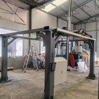 Robot CNC de Diseño No Estándar con Motor, Fácil de Operar, Máquina Programable de Tres Ejes con Riel Terrestre