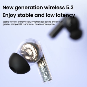 หูฟังไร้สายแบบ<span class=keywords><strong>ท</strong></span><span class=keywords><strong>รู</strong></span>ไวร์เลส พร้อมระบบตัดเสียงรบกวนรอบข้าง ไมโครโฟนตัดเสียงรบกวนขณะสน<span class=keywords><strong>ท</strong></span>นา เสียงเบสหนักแน่น รุ่น V 5.3 - Product Image 5