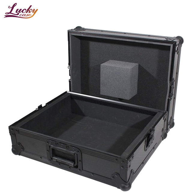 Professional Large Road Case Black for 1200 Style Turntables Pioneer PLX1000, Technics, Numark Etc Support Custom Flight Case